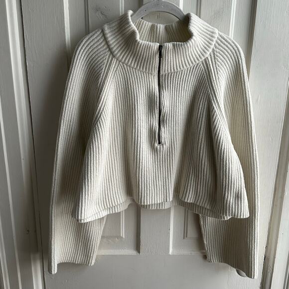 Free People Greta Half-Zip Sweater – Size Small - Picture 2 of 9